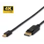 Microconnect DP-MMG-100MB DisplayPort kabelis 1 m Mini DisplayPort Melns