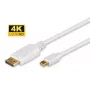 Microconnect DP-MMG-180M DisplayPort kabelis 2 m Mini DisplayPort Balts