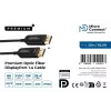 Microconnect DP-MMG-2500V1.4OP DisplayPort kabelis 25 m Melns