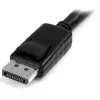 StarTech.com 3 pēdu (1 m) paneļa montāžas DisplayPort kabelis - 4K x 2K - DisplayPort 1.2 pagarinātāja kabelis vīrišķais pret sievišķo - DP video pagarinātāja vads ar paneļa montāžas DP savienotāju - DP monitora kabelis