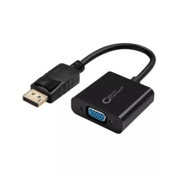 Microconnect DPVGA15CM video kabeļa adapteris 0,15 m DisplayPort VGA (D-Sub) melns