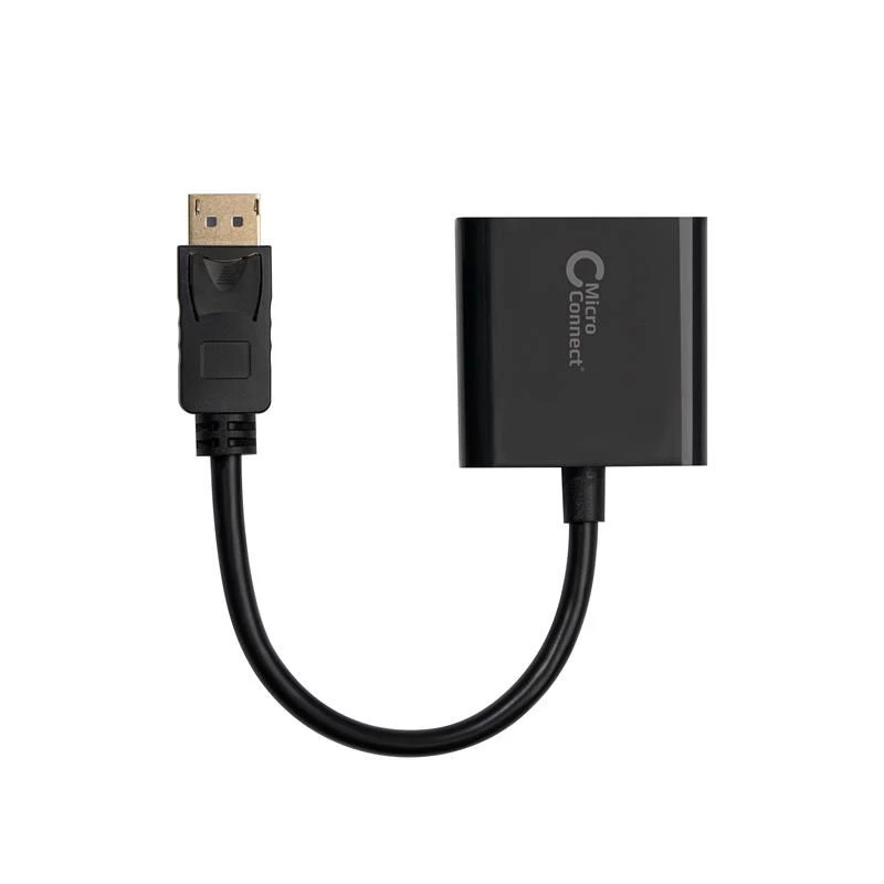 Microconnect DPVGA15CM video kabeļa adapteris 0,15 m DisplayPort VGA (D-Sub) melns