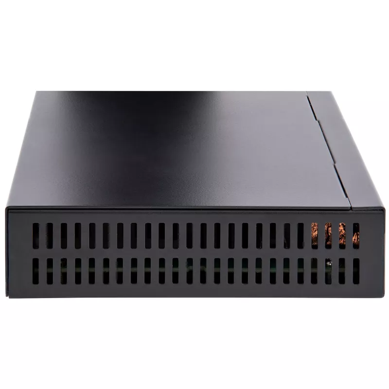 StarTech.com Nepārvaldīts 2.5G slēdzis – 5 portu gigabitu slēdzis – 2.5GBASE-T nepārvaldīts Ethernet slēdzis – Ethernet sadalītājs – DIN sliedes vai sienas stiprinājums – Multi-Gigabit – Auto-MDIX – 9K Jumbo