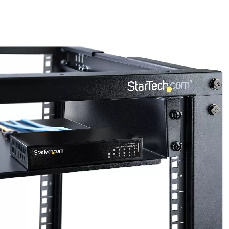 StarTech.com Nepārvaldīts 2.5G slēdzis – 5 portu gigabitu slēdzis – 2.5GBASE-T nepārvaldīts Ethernet slēdzis – Ethernet sadalītājs – DIN sliedes vai sienas stiprinājums – Multi-Gigabit – Auto-MDIX – 9K Jumbo
