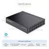 StarTech.com Nepārvaldīts 2.5G slēdzis – 5 portu gigabitu slēdzis – 2.5GBASE-T nepārvaldīts Ethernet slēdzis – Ethernet sadalītājs – DIN sliedes vai sienas stiprinājums – Multi-Gigabit – Auto-MDIX – 9K Jumbo