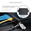StarTech.com Nepārvaldīts 2.5G slēdzis – 5 portu gigabitu slēdzis – 2.5GBASE-T nepārvaldīts Ethernet slēdzis – Ethernet sadalītājs – DIN sliedes vai sienas stiprinājums – Multi-Gigabit – Auto-MDIX – 9K Jumbo