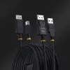 StarTech.com 1,8 m (6 pēdas) DisplayPort un USB 5 Gbps KVM kabelis, 4K 60 Hz, universāli saderīgs DP 1.2/USB 3.0 kombinētais kabelis KVM slēdžiem
