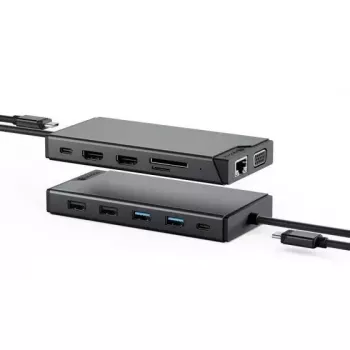 ALOGIC MV2 vadu USB 3.2 Gen 1 Type-C dokstacija, 1000 Mbit/s Ethernet