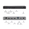 Dokstacija ALOGIC MX3 USB-C TripleDisplay 100W strāvas padeve