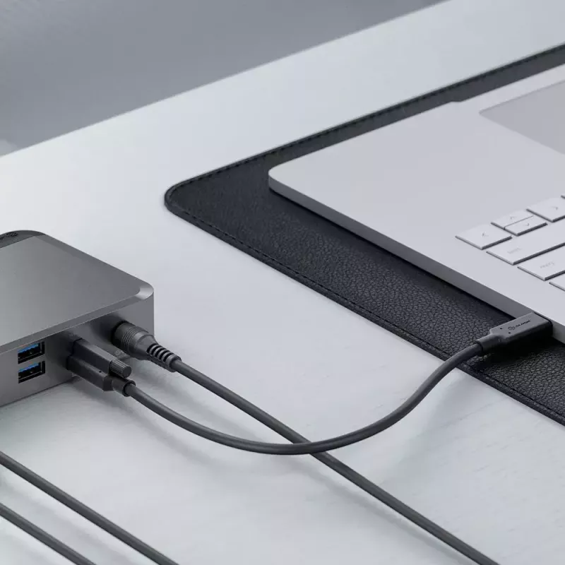 Dokstacija ALOGIC MX3 USB-C TripleDisplay 100W strāvas padeve