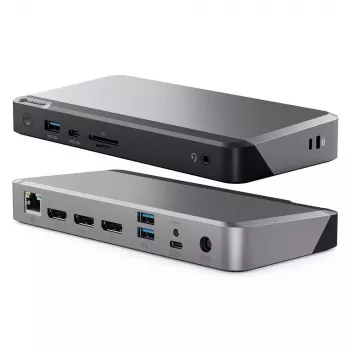 Dokstacija ALOGIC MX3 USB-C TripleDisplay 100W strāvas padeve