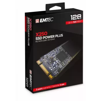 SSD disks Emtec 128 GB M.2 Serial ATA III X250