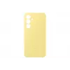 Cover Samsung Galaxy S24 FE silikona maciņš vienkrāsains dzeltens
