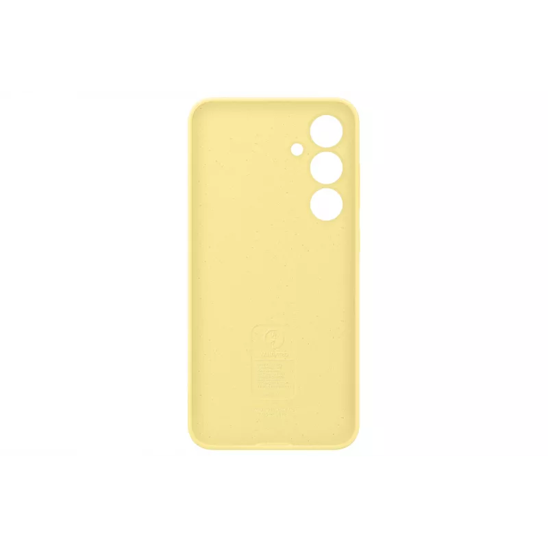 Cover Samsung Galaxy S24 FE silikona maciņš vienkrāsains dzeltens