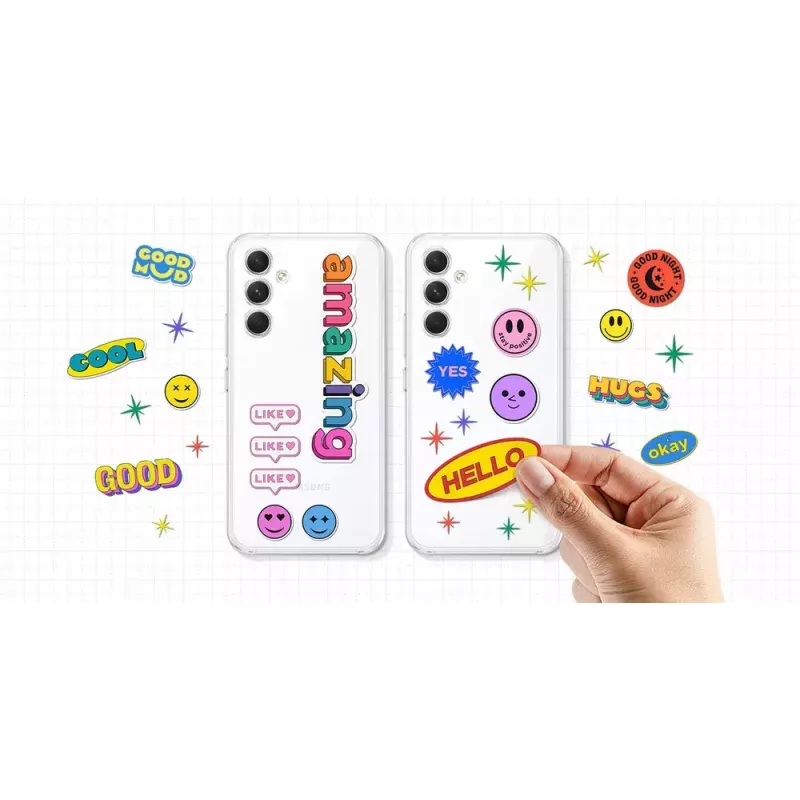 Samsung EF-QA546 mobilā tālruņa vāciņš 16,3 cm (6,4 collas) vāks caurspīdīgs
