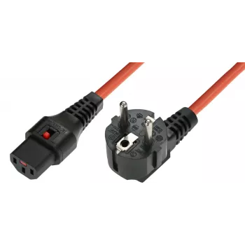 Microconnect EL248S strāvas kabelis oranžs 3 m C13 savienotājs