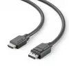 ALOGIC DisplayPort uz HDMI kabelis 3m EL2DPHD-03 augstas kvalitātes