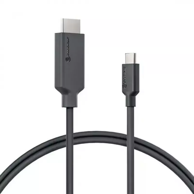 ALOGIC Elements sērijas USB-C–HDMI kabelis 4K, vīrišķais–vīrišķais, 1 m