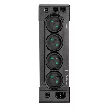 Nepārtrauktās barošanas avots Eaton Ellipse PRO 650 FR, līnijas interaktīvais UPS, 0,65 kVA (400 W), 4x E tipa kontaktligzdas, LCD, tornis