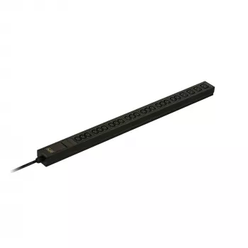 APC Easy Rack PDU, Basic, 0U, 1 fāze, 3,7kW, 230V, 16A, 20 x C13 un 4 x C19 ligzdas, IEC60309 2P+E ieeja