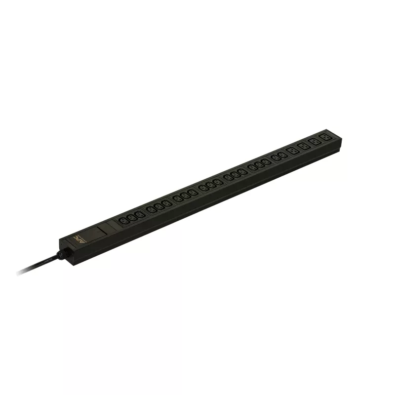 APC Easy Rack PDU, Basic, 0U, 1 fāze, 3,7kW, 230V, 16A, 20 x C13 un 4 x C19 ligzdas, IEC60309 2P+E ieeja