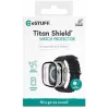 eSTUFF Titan Shield pilna korpusa ekrāna aizsargs Apple Watch Series 9/8/7 45 mm – caurspīdīgs