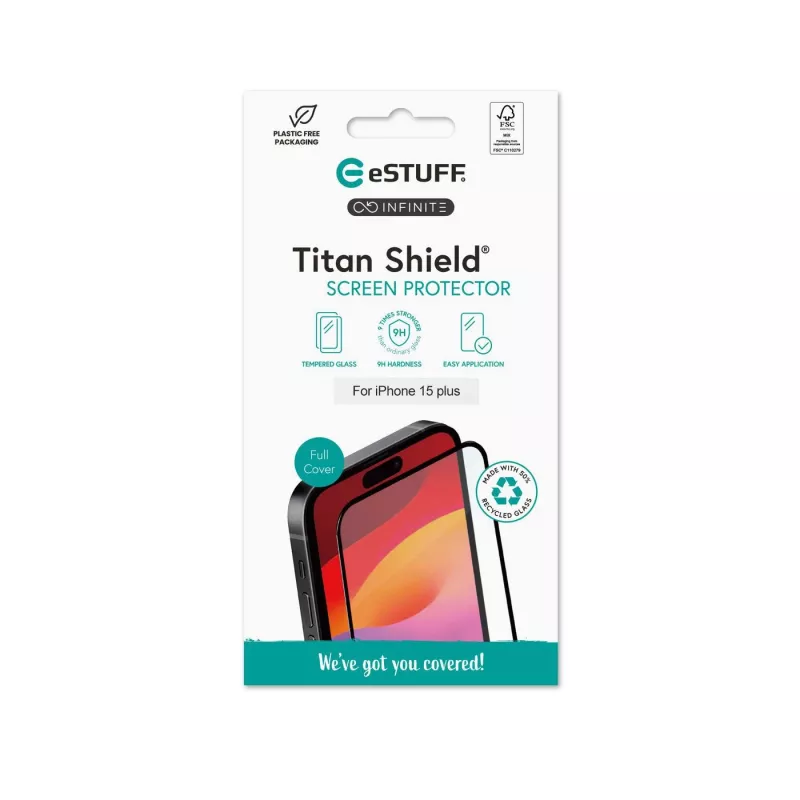 eSTUFF ES501411 mobilā tālruņa ekrāna/aizmugures aizsargs Caurspīdīgs ekrāna aizsargs Apple 1 gab.