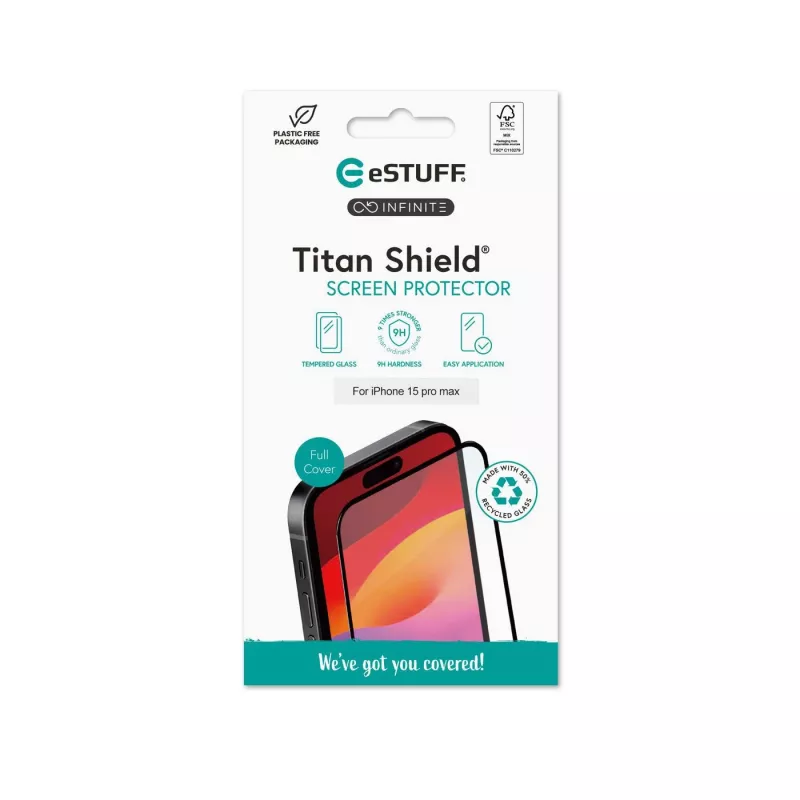 eSTUFF ES501416 mobilā tālruņa ekrāna/aizmugures aizsargs Caurspīdīgs ekrāna aizsargs Apple 1 gab.