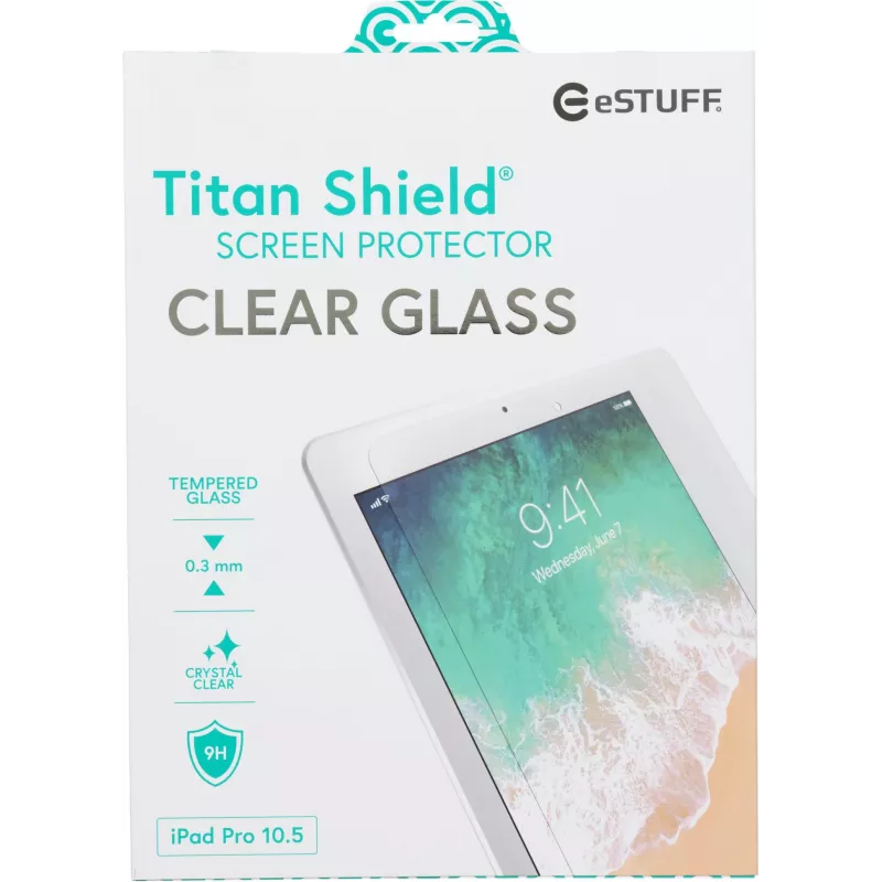 eSTUFF Ekrāna aizsargs iPad Air 10.5 2019/Pro 10.5 - Caurspīdīgs