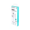 Lightning kabelis eSTUFF ES601170 1m USB A 2,4A 5V Balts