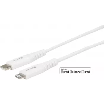 Lightning kabelis eSTUFF ES602021 0.5m USB C balts