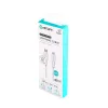 Lightning kabelis eSTUFF ES602270 3m USB C 2.4A Balts