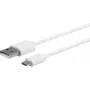 eSTUFF ES603007 USB kabelis USB 2.0 1 m USB A Micro-USB B Balts