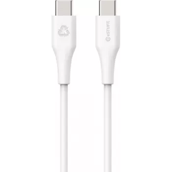 eSTUFF ES604070 USB kabelis USB 2.0 0,5 m USB C Balts