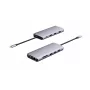 eSTUFF ES623009 saskarnes centrmezgls USB 3.2 Gen 1 (3.1 Gen 1) Type-C 5000 Mbit/s Pelēks