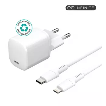 Mobilās ierīces lādētājs eSTUFF ES637500 12 V USB Type-C 1,5 m Balts