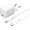 Mobilās ierīces lādētājs eSTUFF ES637500 12 V USB Type-C 1,5 m Balts