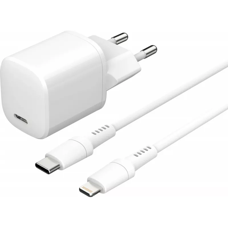 Mobilās ierīces lādētājs eSTUFF ES637500 12 V USB Type-C 1,5 m Balts