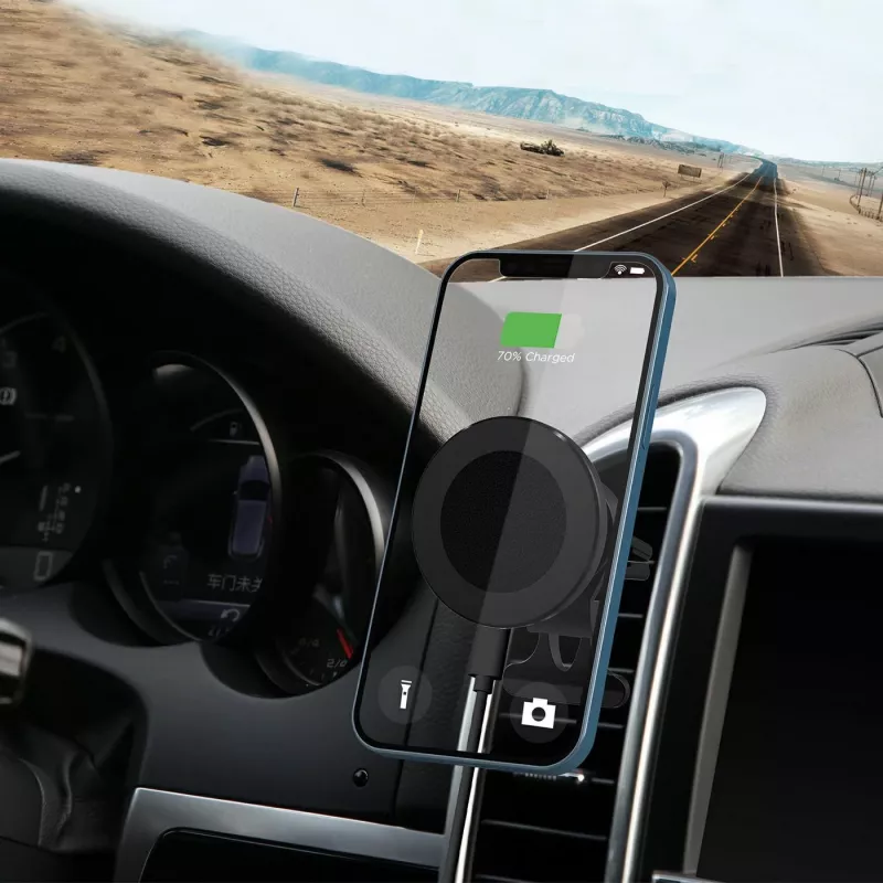 eSTUFF ES638130 mobilās ierīces lādētājs Viedtālrunis Alumīnijs Cigarešu piesmēķētāja ligzda Bezvadu uzlāde Ātrā uzlāde Auto