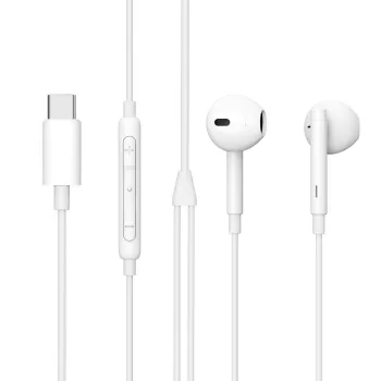 Austiņas eSTUFF ES652200 ievietojamās austiņas USB-C ierīcēm