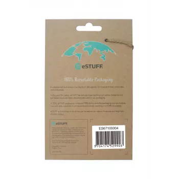 eSTUFF ES67100004 mobilā tālruņa maciņš 17 cm (6.7 collas) Vāciņš Caurspīdīgs