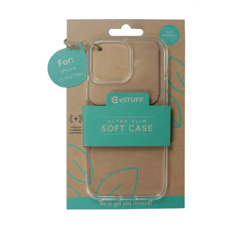 eSTUFF ES67100004 mobilā tālruņa maciņš 17 cm (6.7 collas) Vāciņš Caurspīdīgs