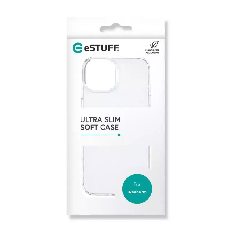 eSTUFF ES67100025 mobilā tālruņa maciņš 15,5 cm (6,1 collas) vāciņš caurspīdīgs