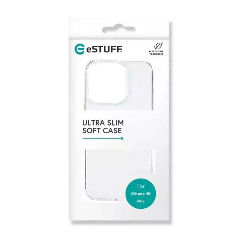 eSTUFF ES67100027 mobilā tālruņa maciņš 15,5 cm (6,1 collas) Apvalks Caurspīdīgs