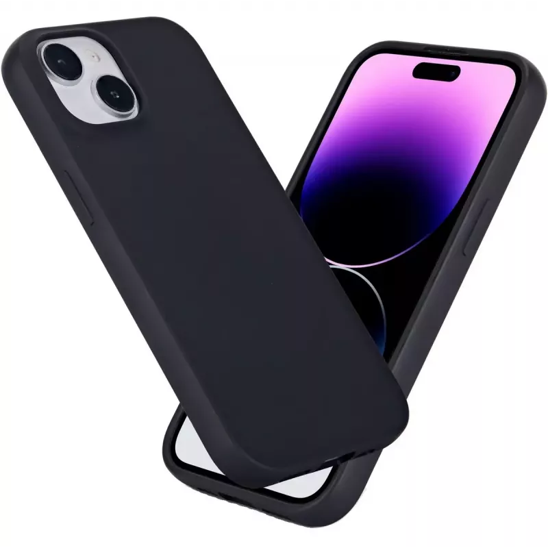 eSTUFF ES67101025 mobilā telefona vāciņš 15,5 cm (6,1 collas) Apvalks Melns