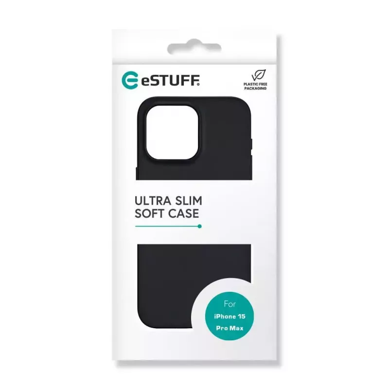 eSTUFF ES67101028 mobilā tālruņa maciņš 17 cm (6,7 collas) Vāciņš Melns