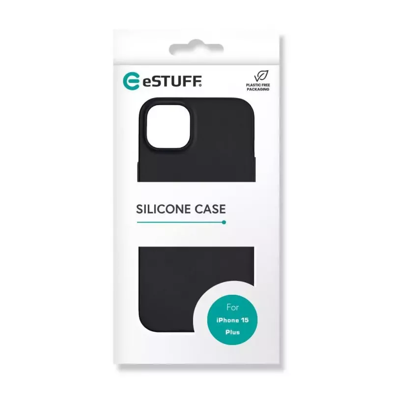 eSTUFF ES67120026 mobilā tālruņa vāciņš 17 cm (6.7 collas) Vāciņš Melns