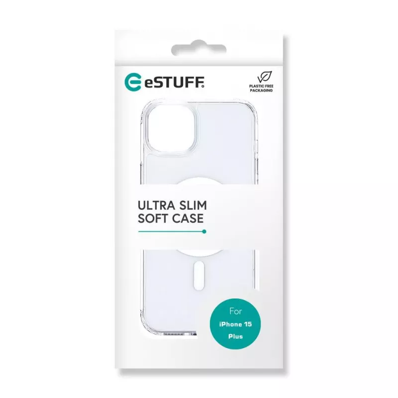 eSTUFF ES67140026 mobilā tālruņa maciņš 17 cm (6,7 collas) Vāciņš Caurspīdīgs
