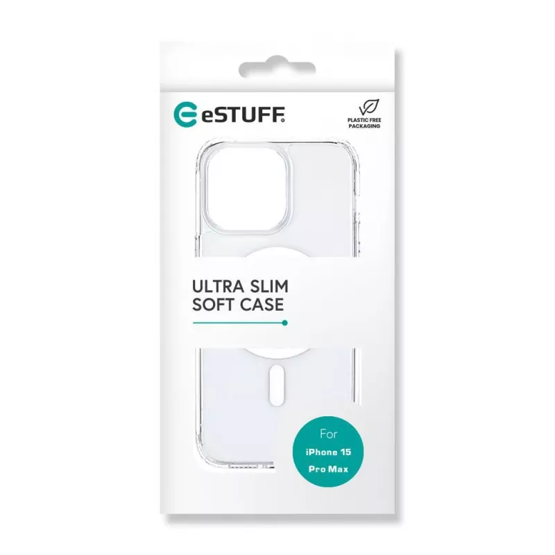 eSTUFF ES67140028 mobilā tālruņa vāciņš 17 cm (6.7 collu) vāciņš caurspīdīgs