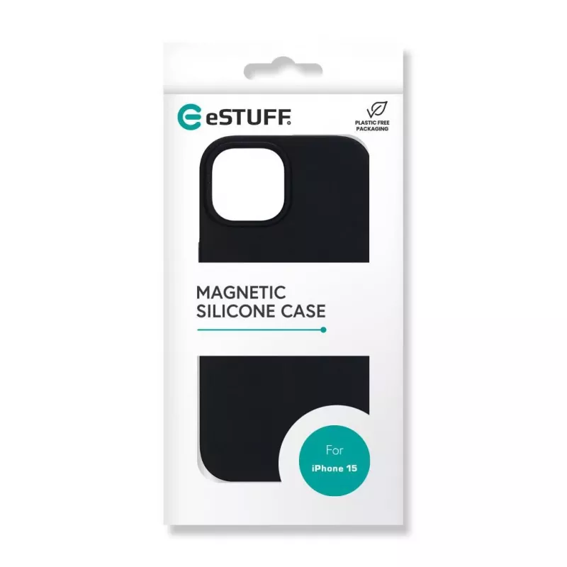 eSTUFF ES67150025 mobilā tālruņa maciņš 15,5 cm (6,1 collas) Vāciņš Melns